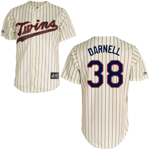Logan Darnell #38 mlb Jersey-Minnesota Twins Women's Authentic Alternate 3 White Baseball Jersey